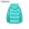 Lagogo拉谷谷2021冬季新款羽绒服女加厚白鸭绒外套KCYY23XC79 商品缩略图1