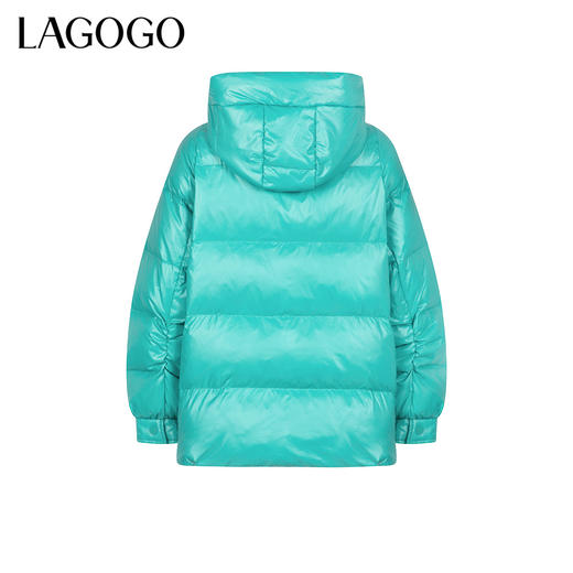 Lagogo拉谷谷2021冬季新款羽绒服女加厚白鸭绒外套KCYY23XC79 商品图1