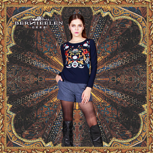 【伯妮斯茵】176T105 - T恤 商品图0