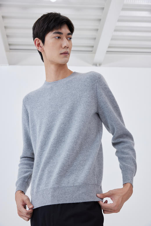 圆领加厚羊绒男套衫 SJF93M205N 商品图4