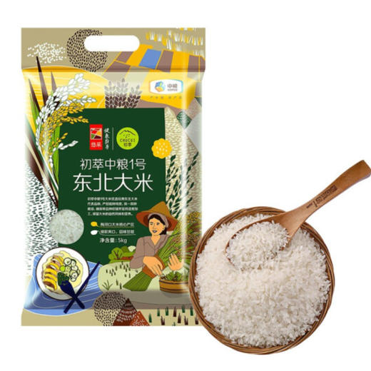 中粮初萃中粮1号东北大米5kg 商品图1