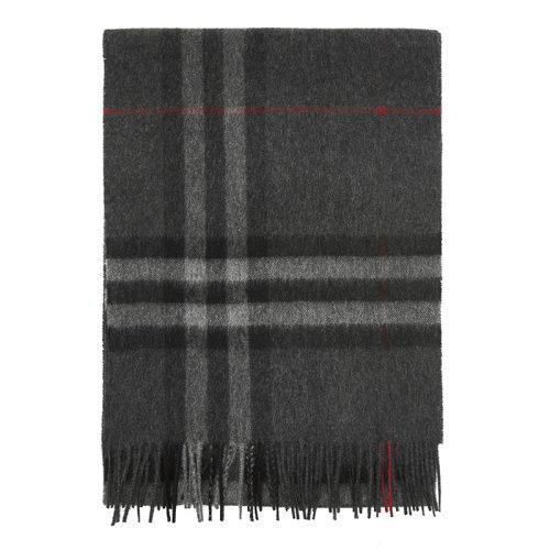 【现货秒发】BURBERRY/博柏利 男士山羊绒流苏围巾 80155381 商品图2