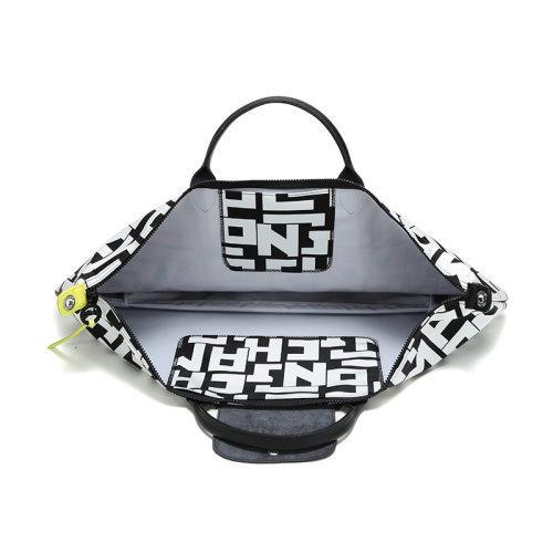 【国内现货】Longchamp/珑骧 女士LE PLIAGE LGP系列字母图案织物大号手提单肩包旅行袋 1624 413 商品图9