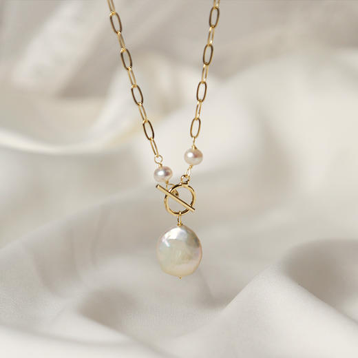 法式轻奢复古 “瑶光”巴洛克珍珠毛衣链 送首饰盒+证书+礼袋  A-5544   Manreya玛芮雅 商品图5