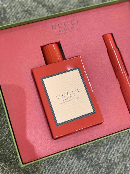 2021最新♥️🇺🇸Gucci经典款花悦馥意复古红瓶礼盒装 100ml➕7.4ml 套装 商品图2