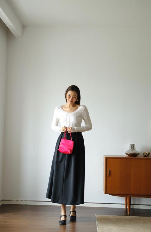 round neck knit top 商品图0