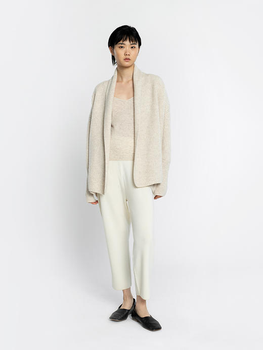 女士2021新款纯山羊绒三股加厚针织开衫 商品图4