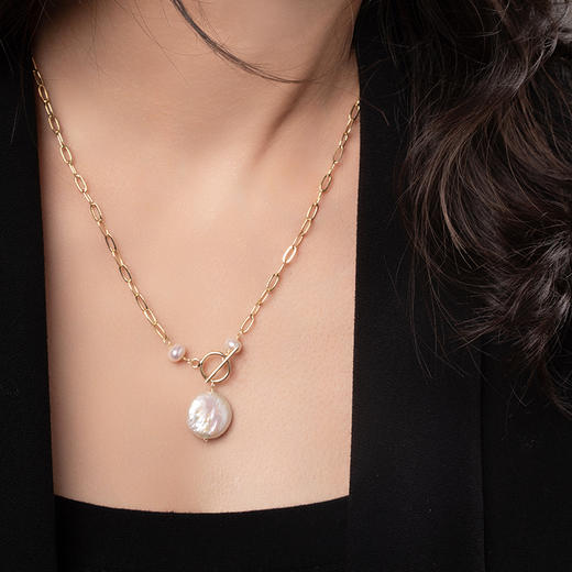 法式轻奢复古 “瑶光”巴洛克珍珠毛衣链 送首饰盒+证书+礼袋  A-5544   Manreya玛芮雅 商品图2