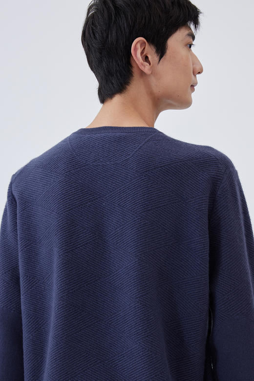  圆领羊绒男套衫 SJF93M204N 商品图4