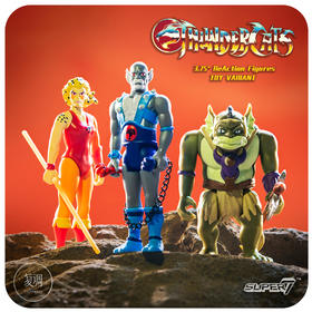 现货 Super7 霹雳猫 玩具配色版 ThunderCats 挂卡 摆件