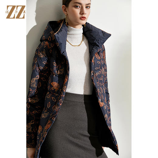 佐尔美2021冬季新品上市 经典羽绒服外套女E04YY34 商品图0