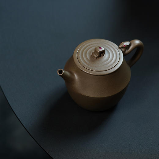 龙德堂陶艺 汤宣武 音声相和系列《清影·箜篌》原矿青段 280 cc 商品图2