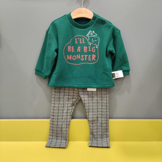 moimoln小云朵童装男女宝内衣套装秋冬印花棉家居服洋气睡衣LNW1NZNN93 商品图1