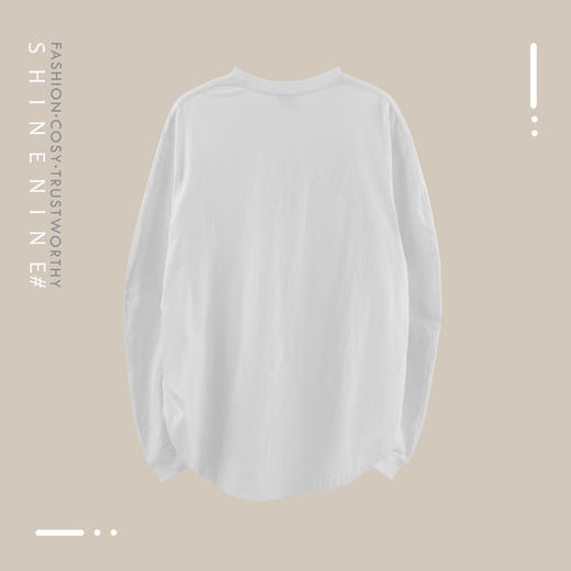 B12951132卡通图标圆领长袖T恤 商品图3