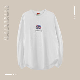 B12951132卡通图标圆领长袖T恤