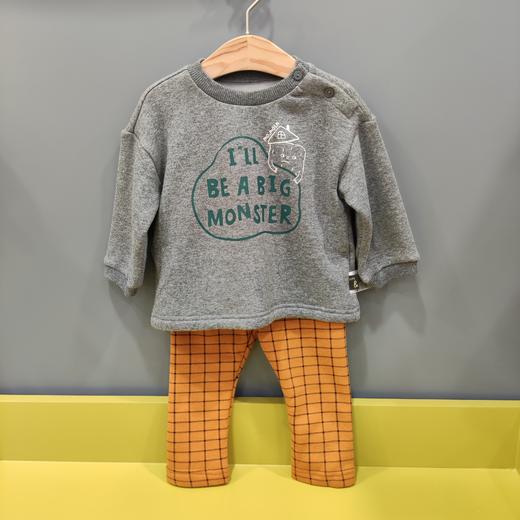 moimoln小云朵童装男女宝内衣套装秋冬印花棉家居服洋气睡衣LNW1NZNN93 商品图2