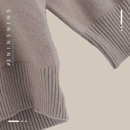 E97184368柔软舒适圆领休闲套头针织衫 商品图2