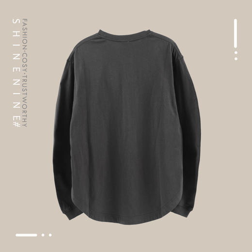 B12951132卡通图标圆领长袖T恤 商品图7