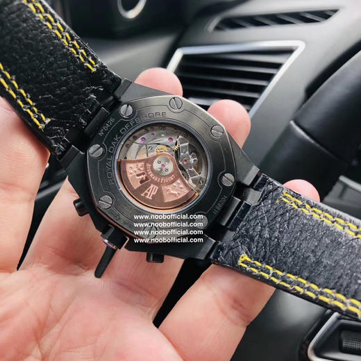 （皮带款）台湾厂NEW厂出品 爱彼Audemars Piguet 皇家橡树离岸型 大黄蜂限量版  多功能机械腕表 尺寸42MM13MM 搭配复刻原装3️⃣1️⃣2️⃣6️⃣全自动机械机芯 商品图10