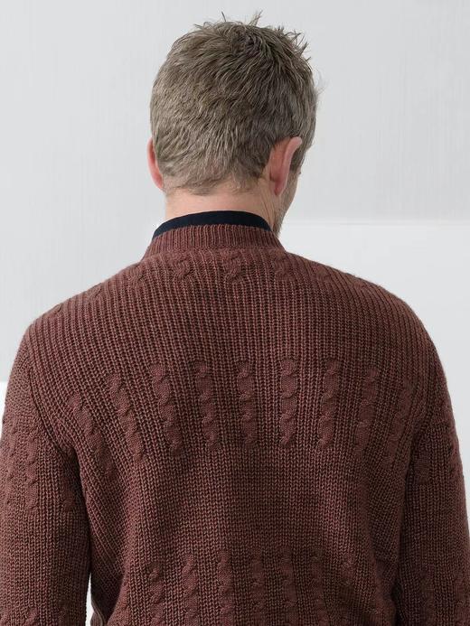 braided striped sweater 商品图1