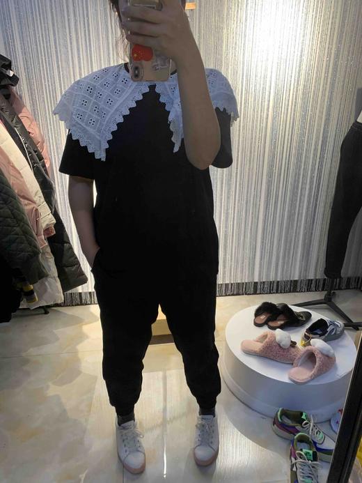 胖胖堂2021新品纯棉休闲显瘦套装4945 商品图3