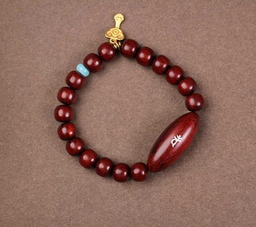 XYZT0317°印度小叶紫檀0.8*0.9cm*17粒 商品图0