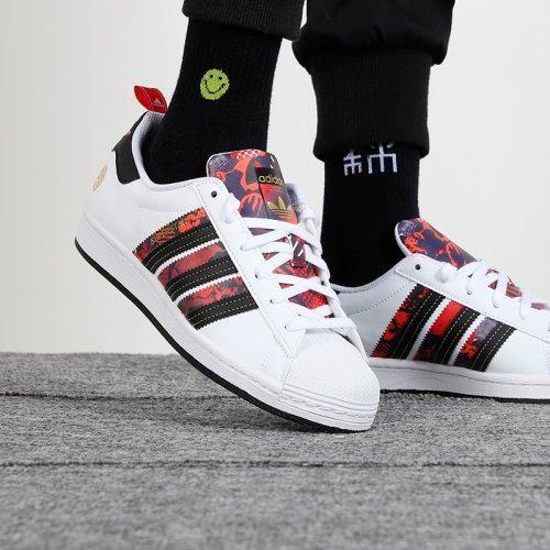 Adidas/阿迪达斯三叶草 21年春夏新品 情侣款  SUPERSTAR  低帮 舒适 贝壳头 休闲鞋 Q47184 商品图3