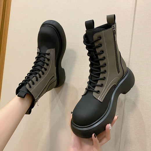 马丁靴 | 2021年新款秋季女英伦风女靴 商品图3