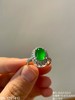 98-1281410，玻璃种木那艳绿蛋面戒指 65999 商品缩略图1