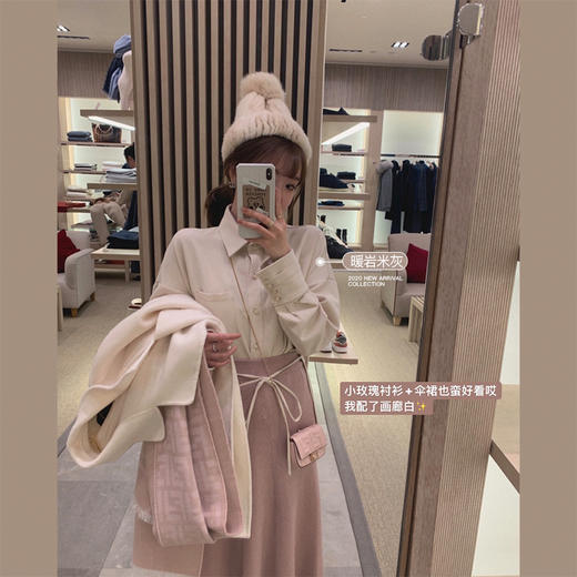 【金蘑菇菇 小玫瑰衬衫】CBD小姐姐的漂亮衬衫，垂软厚实感 商品图4