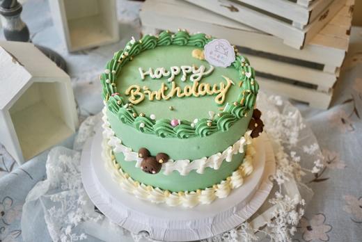 复古小熊花边蛋糕 商品图5