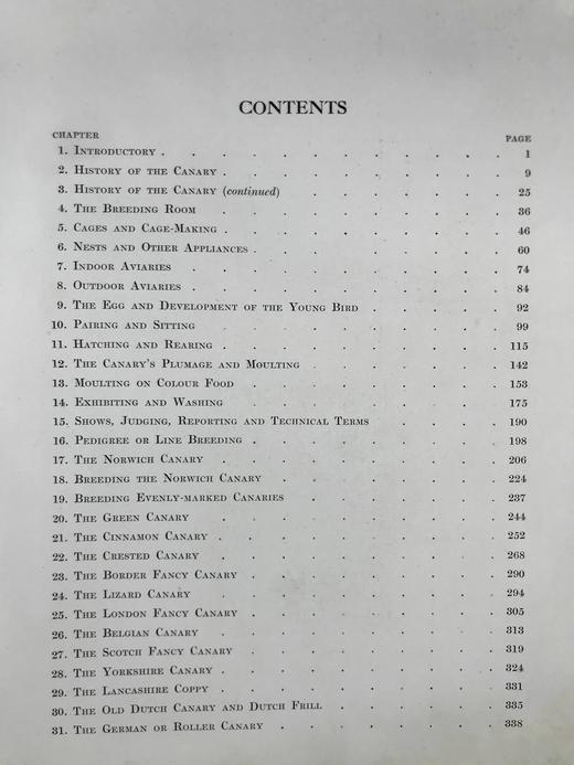 1911年 金丝雀，杂交鸟与英国笼鸟图集 26幅彩色与数百幅黑白插图 精装16开 商品图4