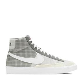 Nike/耐克 21春夏 BLAZER MID '77 男款 烟灰色 格纹  中帮  运动 休闲 板鞋DD1162-001