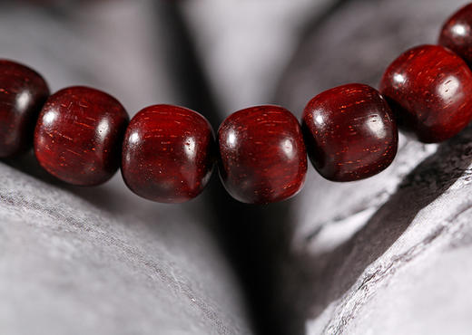 DQ0107°印度小叶紫檀9mmx10mmx18粒 商品图5