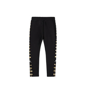 AIR JORDAN乔丹AJ童装冬女童加绒保暖针织运动打底裤JD2142045