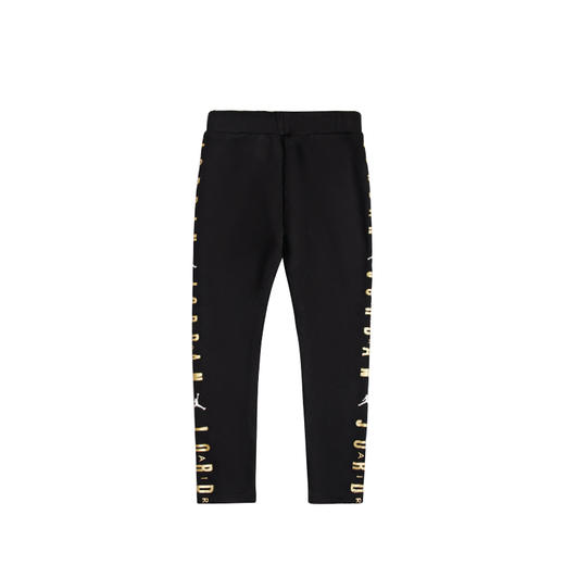 AIR JORDAN乔丹AJ童装冬女童加绒保暖针织运动打底裤JD2142045 商品图0