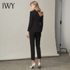 IWY/高端西服职业装时尚英伦风女秋冬总裁西装套装黑色商务正装工作服CP10407黑色 商品缩略图3