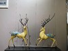 纯铜雕花对鹿 摆件 铜 鹿 轻奢 现代 商品缩略图0