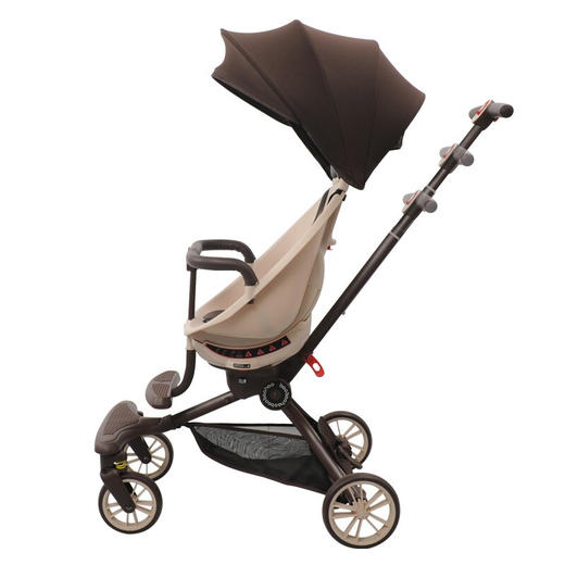 宝宝好v18折叠可坐可躺双向推车 HY 商品图3