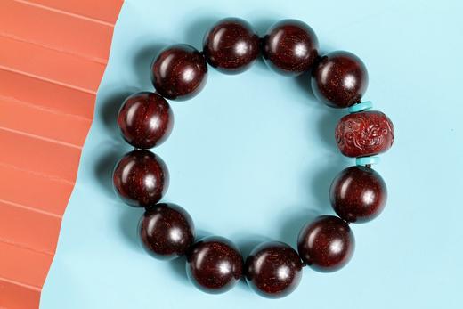 XYZT0301°满星印度小叶紫檀·2.0cm*11粒 商品图0