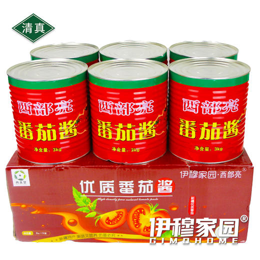 伊穆家园·西部亮番茄酱（6罐*6斤/箱） 商品图0