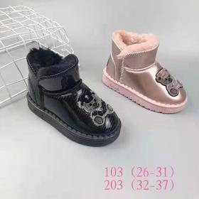 小鸟飞飞新款大棉雪地靴103   26-31 32-37
