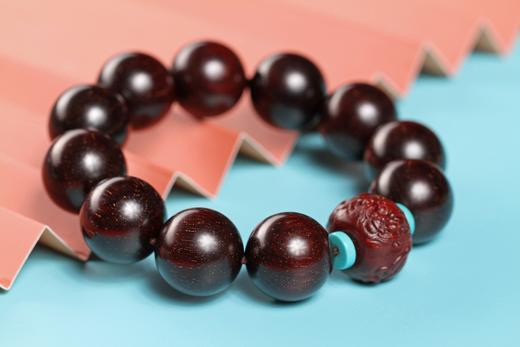 XYZT0301°满星印度小叶紫檀·2.0cm*11粒 商品图2