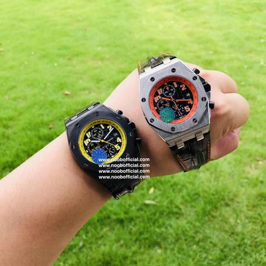 （皮带款）台湾厂NEW厂出品 爱彼Audemars Piguet 皇家橡树离岸型 大黄蜂限量版  多功能机械腕表 尺寸42MM13MM 搭配复刻原装3️⃣1️⃣2️⃣6️⃣全自动机械机芯 商品图6