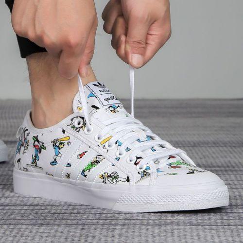 阿迪达斯板鞋男2021春季运动鞋三叶草鞋子迪士尼联名休闲鞋FW0645 商品图1