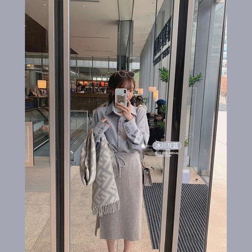 【金蘑菇菇 小玫瑰衬衫】CBD小姐姐的漂亮衬衫，垂软厚实感 商品图3