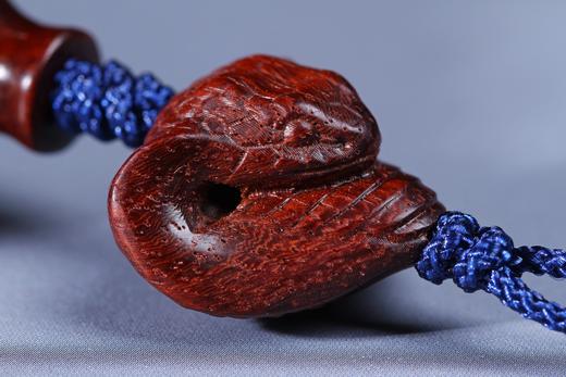 XYZT0234°多星小叶紫檀（搭吉祥长寿蛇）20mmx11粒 商品图3