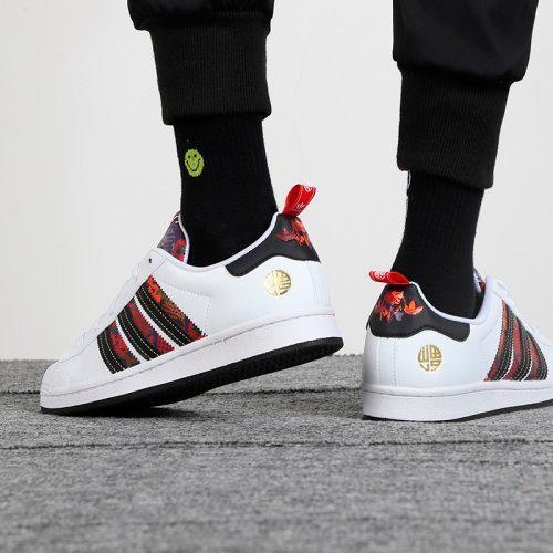 Adidas/阿迪达斯三叶草 21年春夏新品 情侣款  SUPERSTAR  低帮 舒适 贝壳头 休闲鞋 Q47184 商品图4