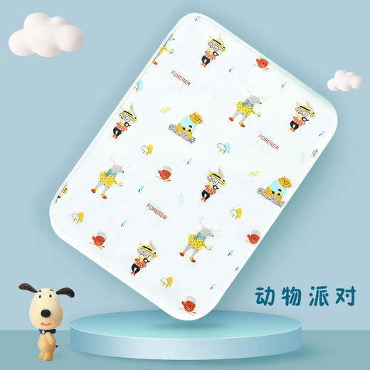 【瞬吸干爽 开启熟睡时刻】婴儿隔尿垫防水纯棉纱布床单可洗宝宝隔尿垫超大防尿垫月经姨妈垫 商品图9