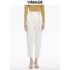 VIMAGE纬漫纪秋季新款纯色通勤显瘦简约裤子V1605220 商品缩略图0